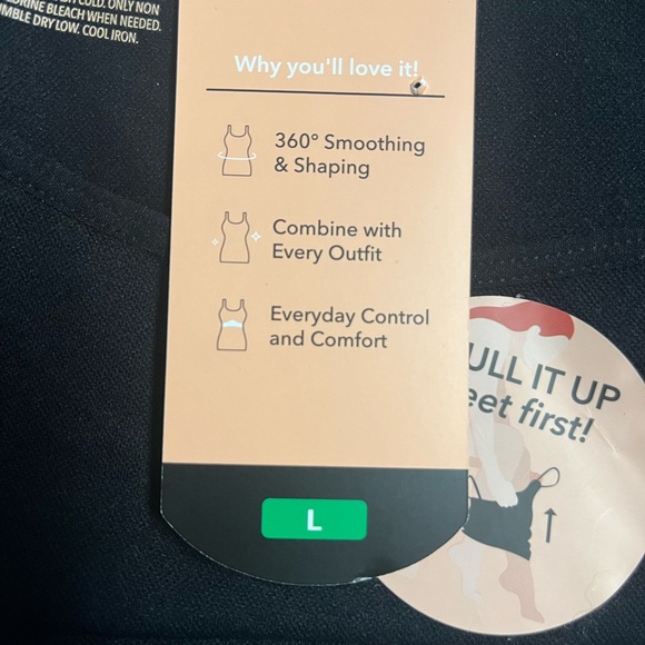 Shapermint Black Fitted Sleeveless Camisole - Picture 5 of 6